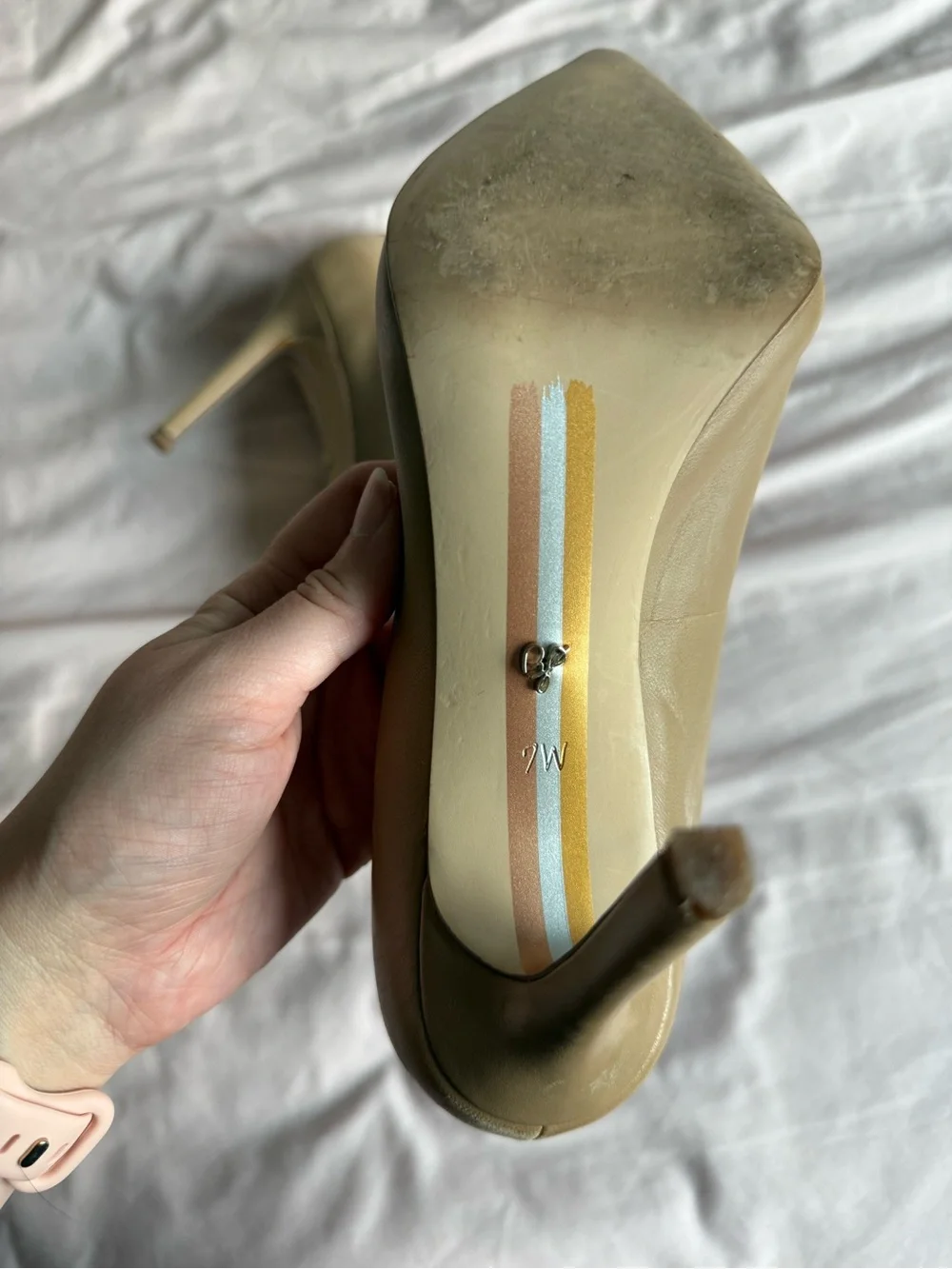sam edelman Women’s Nude High Heel Pumps - Classic Stiletto